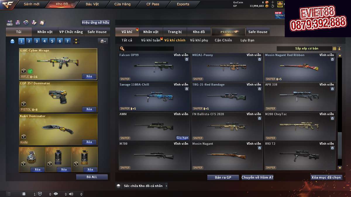 shop acc cf uy tin gia re
